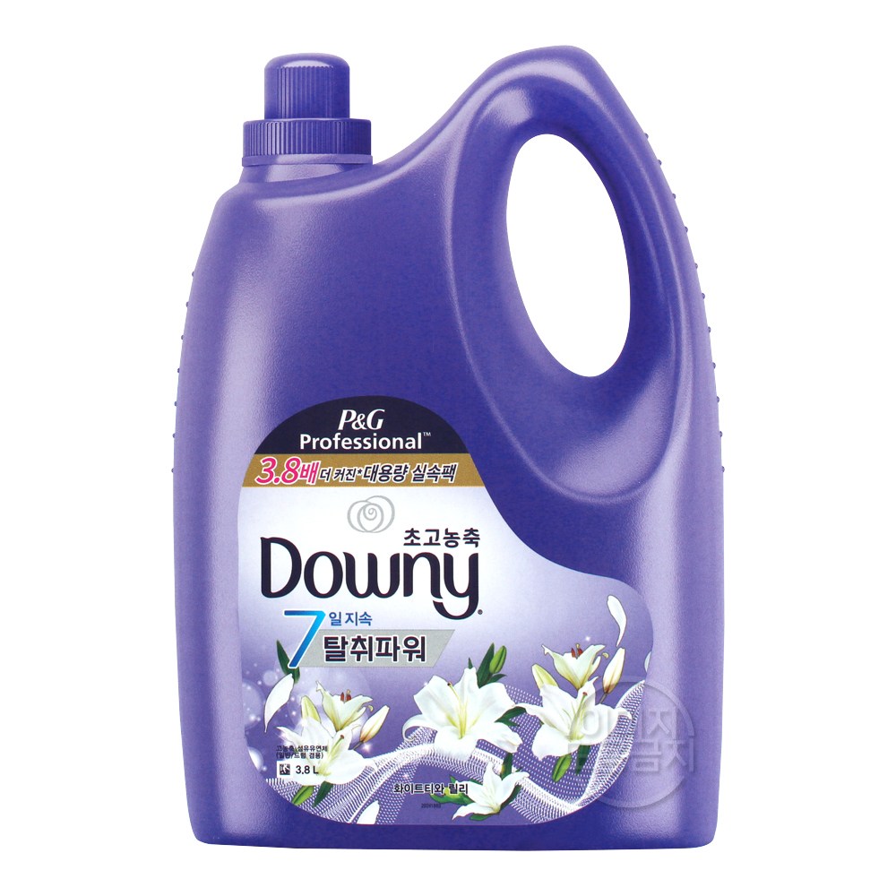 다우니 섬유유연제 화이트와릴리 3.8L /초고농축 퍼플 대용량 25,800원