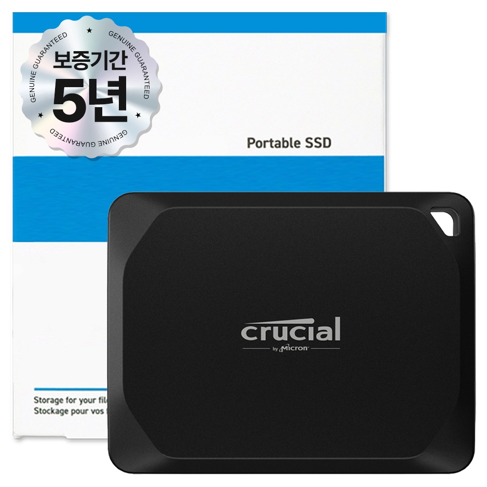 마이크론 크루셜 X10 Pro C타입 포터블 미니 휴대용 외장SSD 489,000원