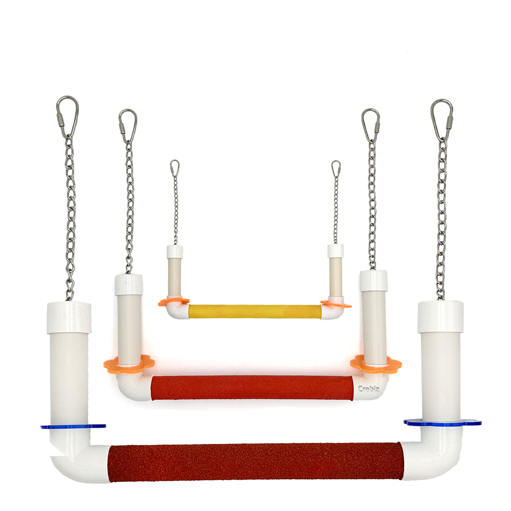 파이프 발톱 갈이 앵무새 그네 장난감 코뉴어 카이큐 아마존 마카우 코카투, 1개 23,000원