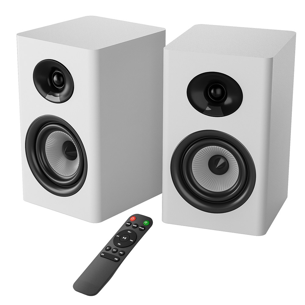 SAUNGYU 2채널 100W 앰프내장 액티브 모니터 하이파이 블루투스 북쉘프스피커 USB DAC/ARC/옵티컬 98,800원