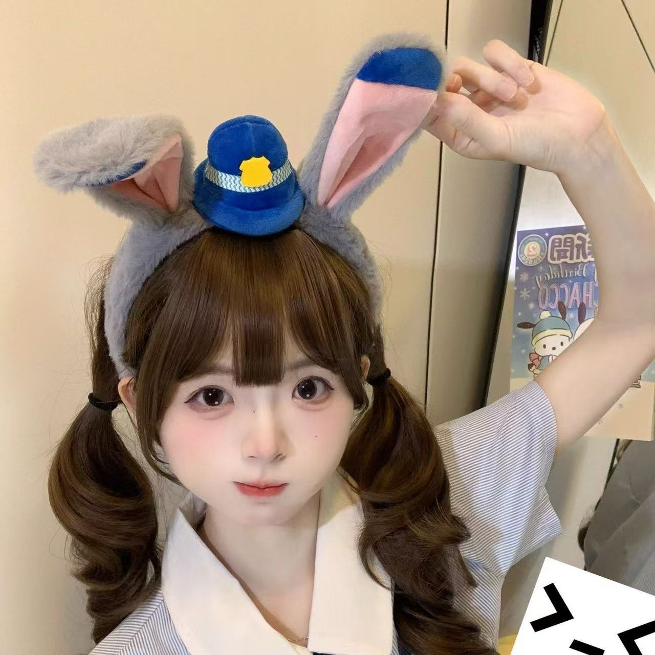 주토피아 주디 홉스 머리띠, 1개, 파란색 10,900원