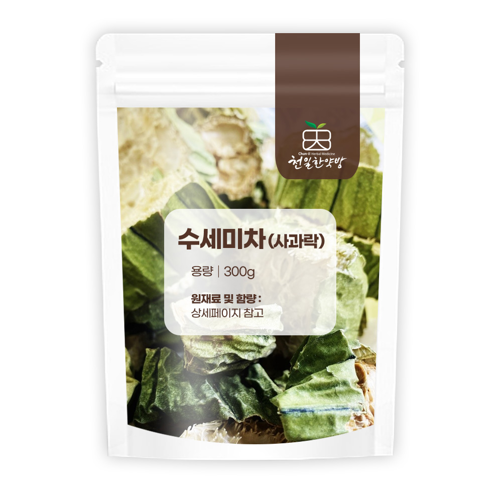 천일한약방 국산 수세미차 건수세미 사과락, 1개, 300g 12,900원