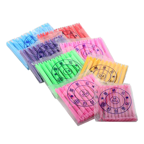 세라믹 롯드 세미롱 뿔 학원용 헤어롤 파마 펌 소도구 680원