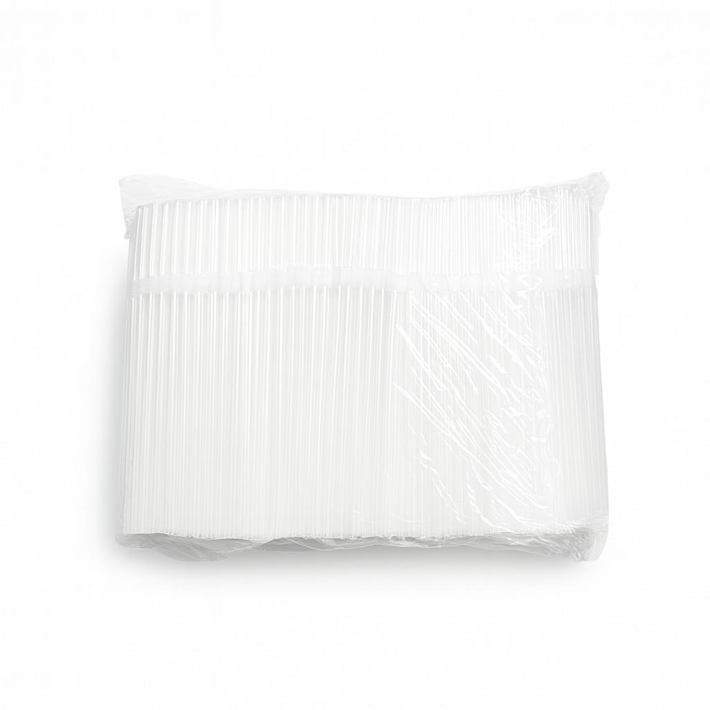 제이디팩 자바라 빨대 7*250mm 투명 벌크포장 500개, 1세트, 500개입 5,500원