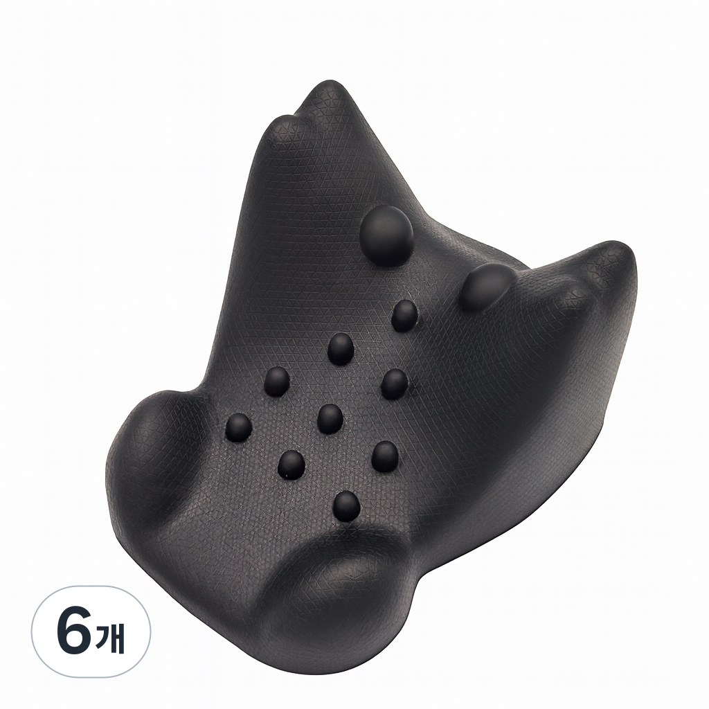 나홈 경추 장요근 지압 마사지기, 블랙, 6개 61,800원