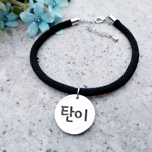 은가비펫 반려동물 써지컬스틸 애묘 애견목걸이 심플 원형 8,900원