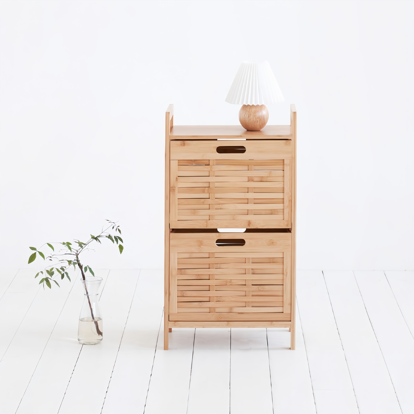 하우스레시피 모리노키 뱀부 2단 수납장 44,900원