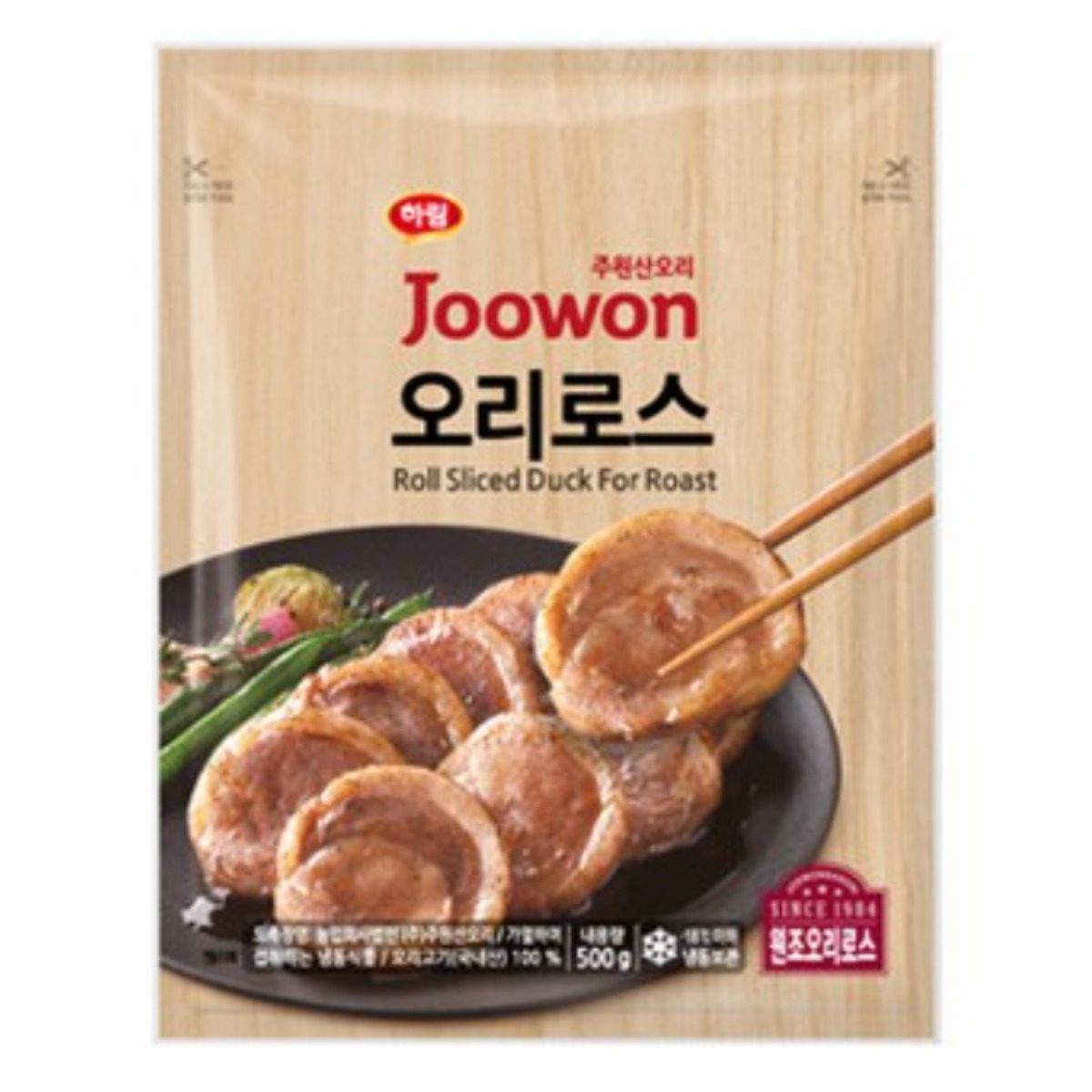 주원산오리 오리로스, 2개, 500g 24,300원