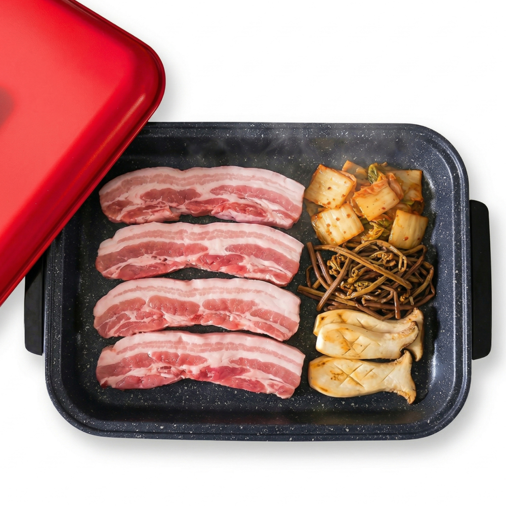 대원가전 가정용 와이드 사각 전기그릴 잔치팬, FU-G23SS 59,000원