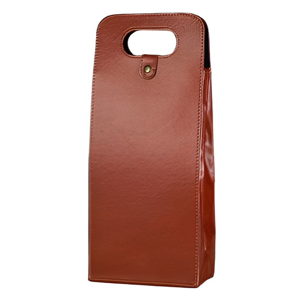 로이홈 PU 가죽 와인 선물 가방, 2구브라운, 1개 10,900원