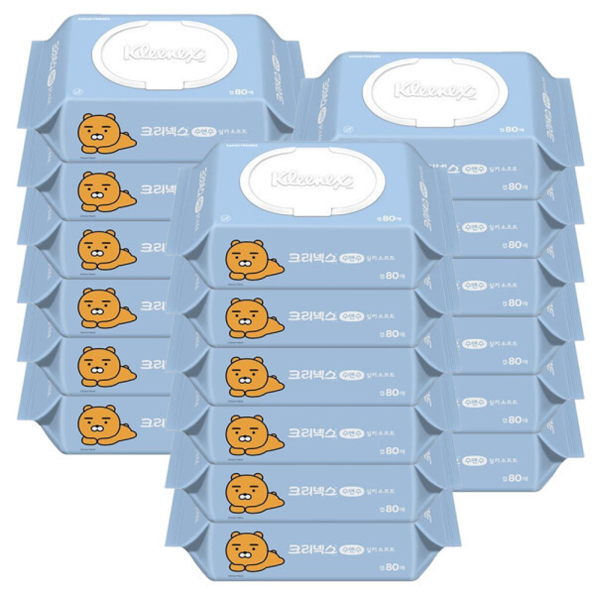 크리넥스 수앤수물티슈 카카오(라이언) 캡형x 46,600원