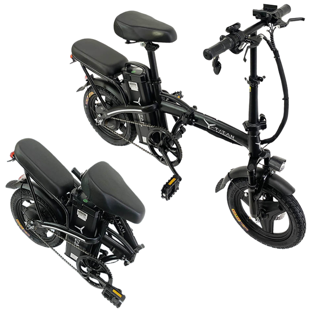 TITAN300 ECODRIVE E BIKE Electric bicycle 48v Vietnam China Electric scooter Quick delivery, 블랙 749,000원