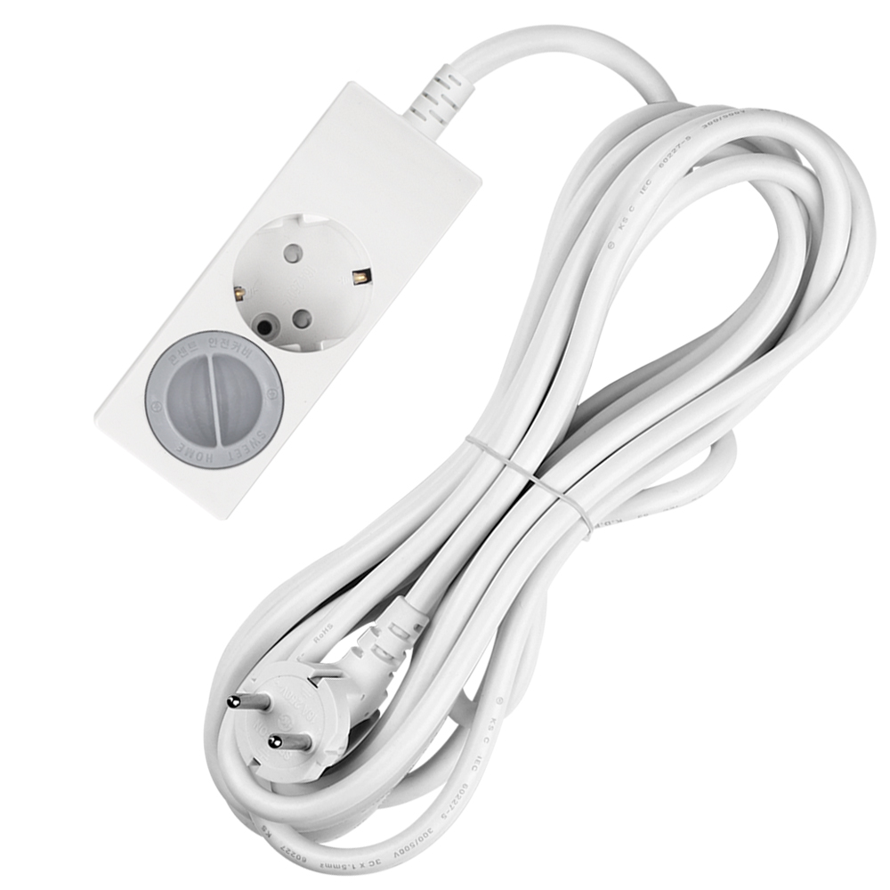 스윗홈 국내생산 일반 접지 멀티탭 2구+안전커버 1p 19,900원