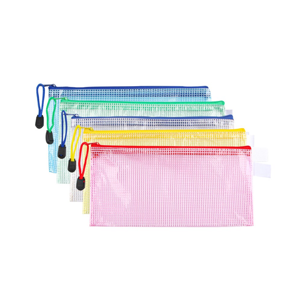 튼튼한 사무용 PVC 방수 파일 소품 보관 지퍼 파우치, 5개 7,900원