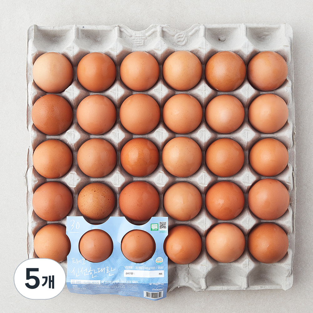 프레그 무항생제 인증 계림농장 신선한 대란 1560g, 30구, 5개 56,450원