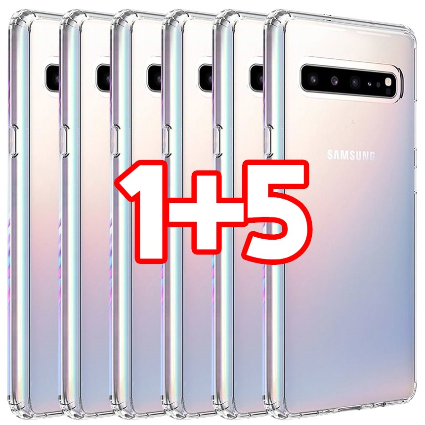 벌크온 1+5 갤럭시 S10 5G 슬림 투명 젤리 소프트핏 기본 케이스 7,580원