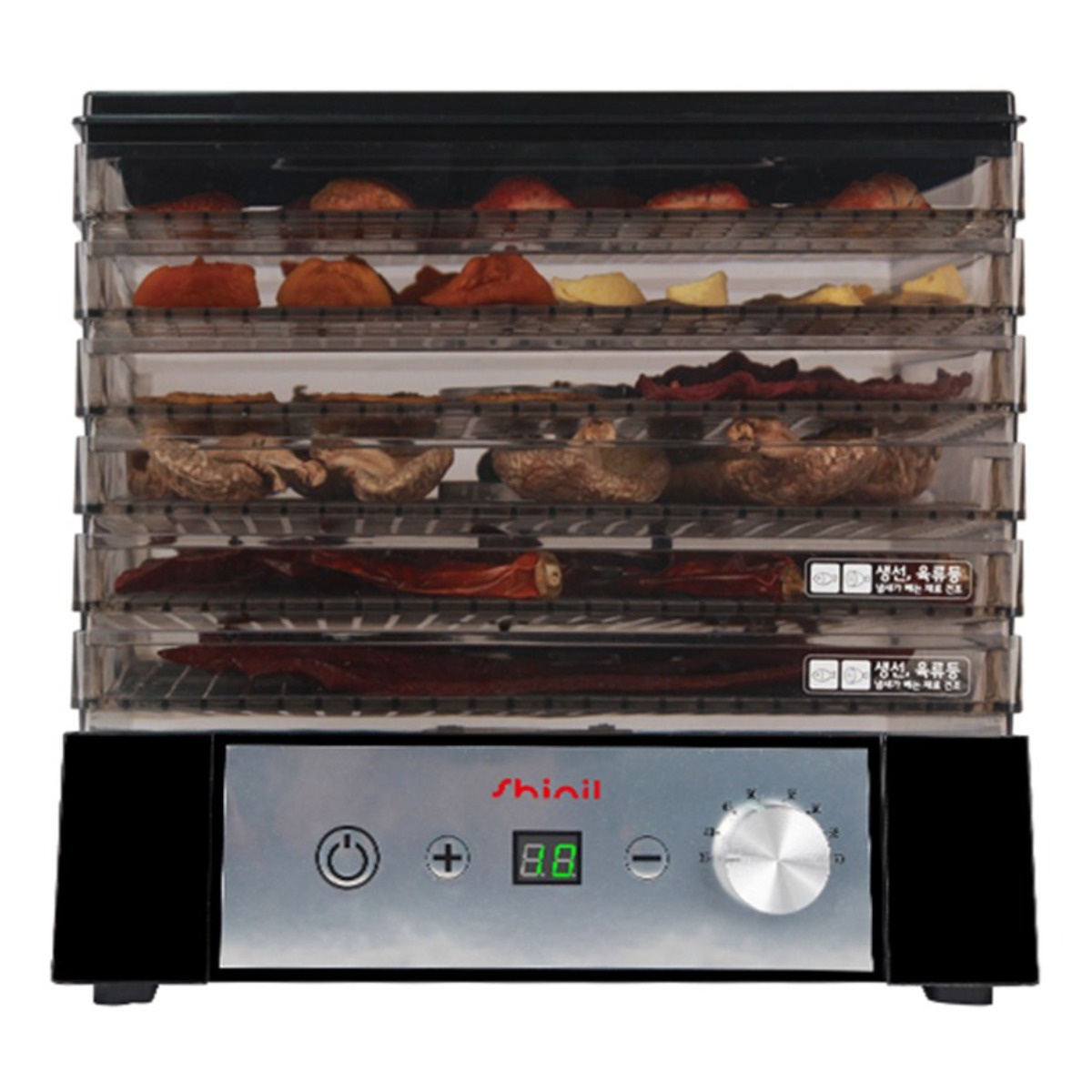 신일 6단 디지털 식품건조기 과일 육포 채소 버섯건조 온도조절 열풍순환 대용량 저소음 건조기 가정용, 현재가 67,600원