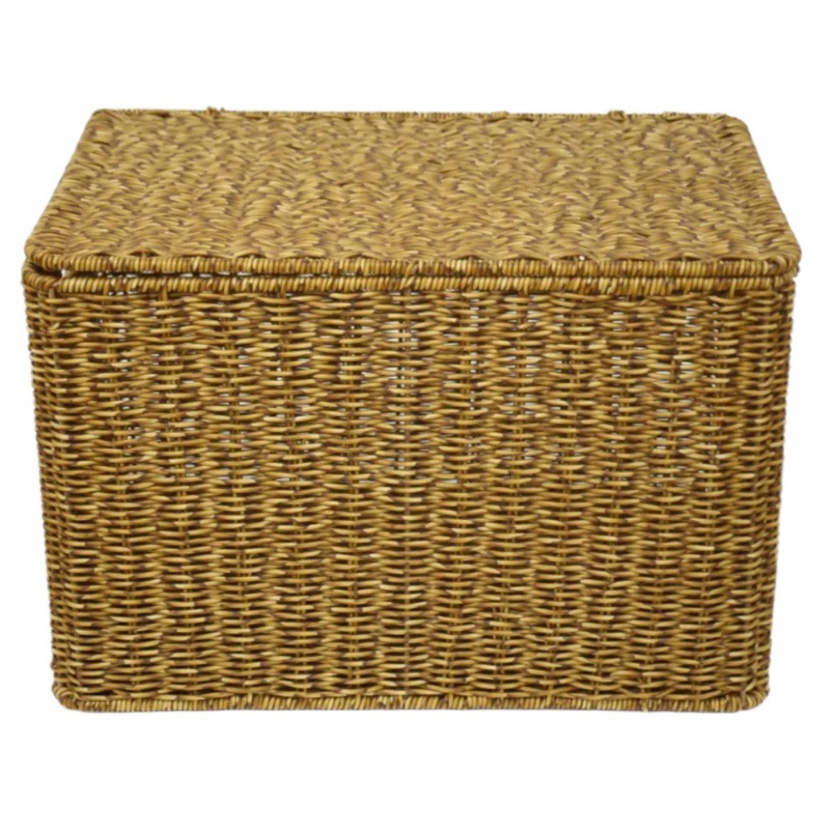 쏠리또 내츄럴 PP라탄 덮개사각바구니 옵션3(44x30x29cm), 1개, 덮개 옵션3번 짙은갈색(dark brown) 33,900원