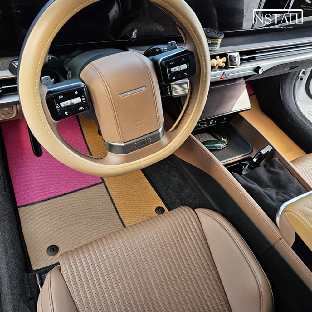 디올뉴 그랜저 GN7 뉴 코일매트 비스포크 디자인 카매트, 비스포크 06 Lye-Lsb 네이비블루 75,000원