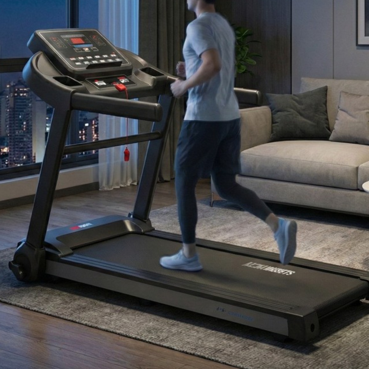 세이프러닝 580mm 폭넓은 가정용런닝머신 접이식 트레드밀 러닝머신 워킹패드 워킹머신, 블랙, SFR-580 434,000원