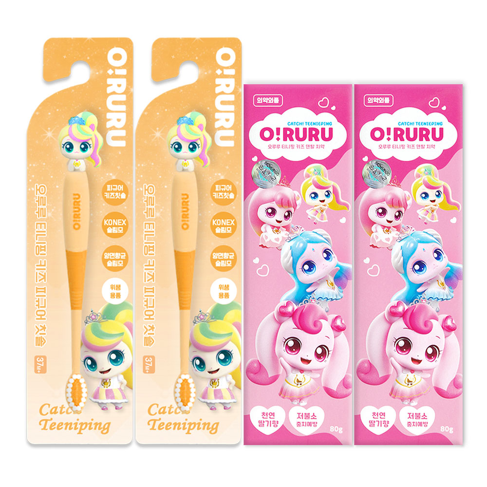 프린세스 캐치티니핑 피규어 칫솔 + 티니핑 덴탈 치약 15,400원
