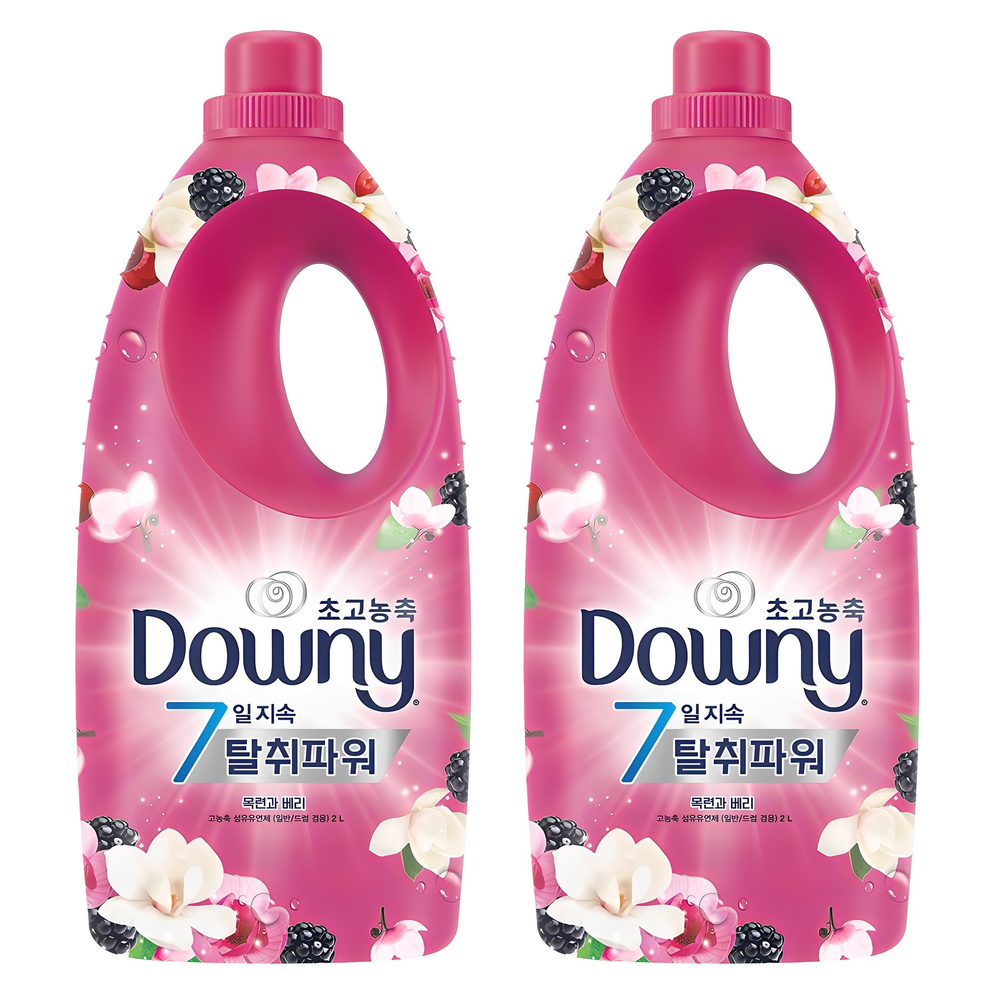 다우니 고농축 섬유유연제 목련과 베리향 본품, 2L, 2개 19,340원