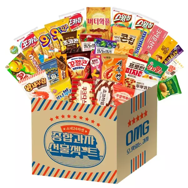 인기스낵 종합과자선물세트, 과자 33p, 1세트 40,200원