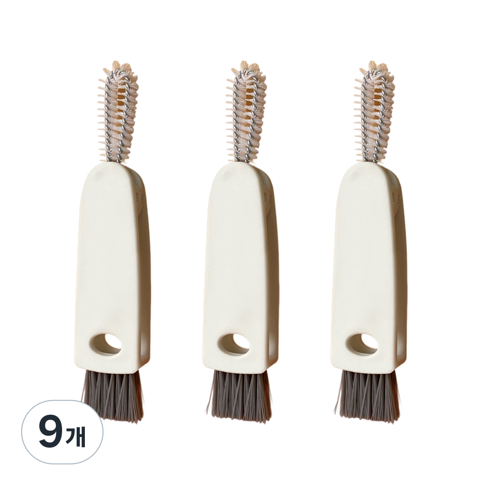 하루미 텀블러 틈새 세척솔 브러쉬, 9개, 화이트 22,400원