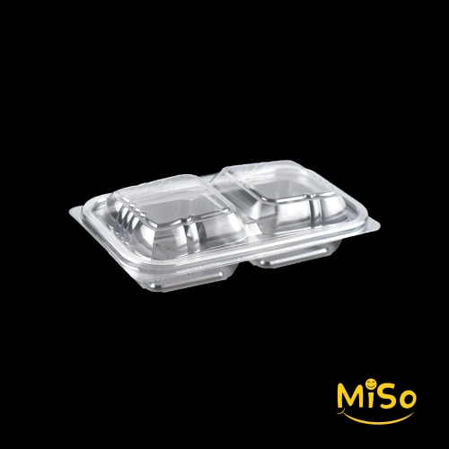 S-0103-2 2칸반찬용기 반찬포장용기 일회용2칸용기 2칸용기 일회용찬용기 두칸용기 일회용용기 소스용기 500개세트 124,200원