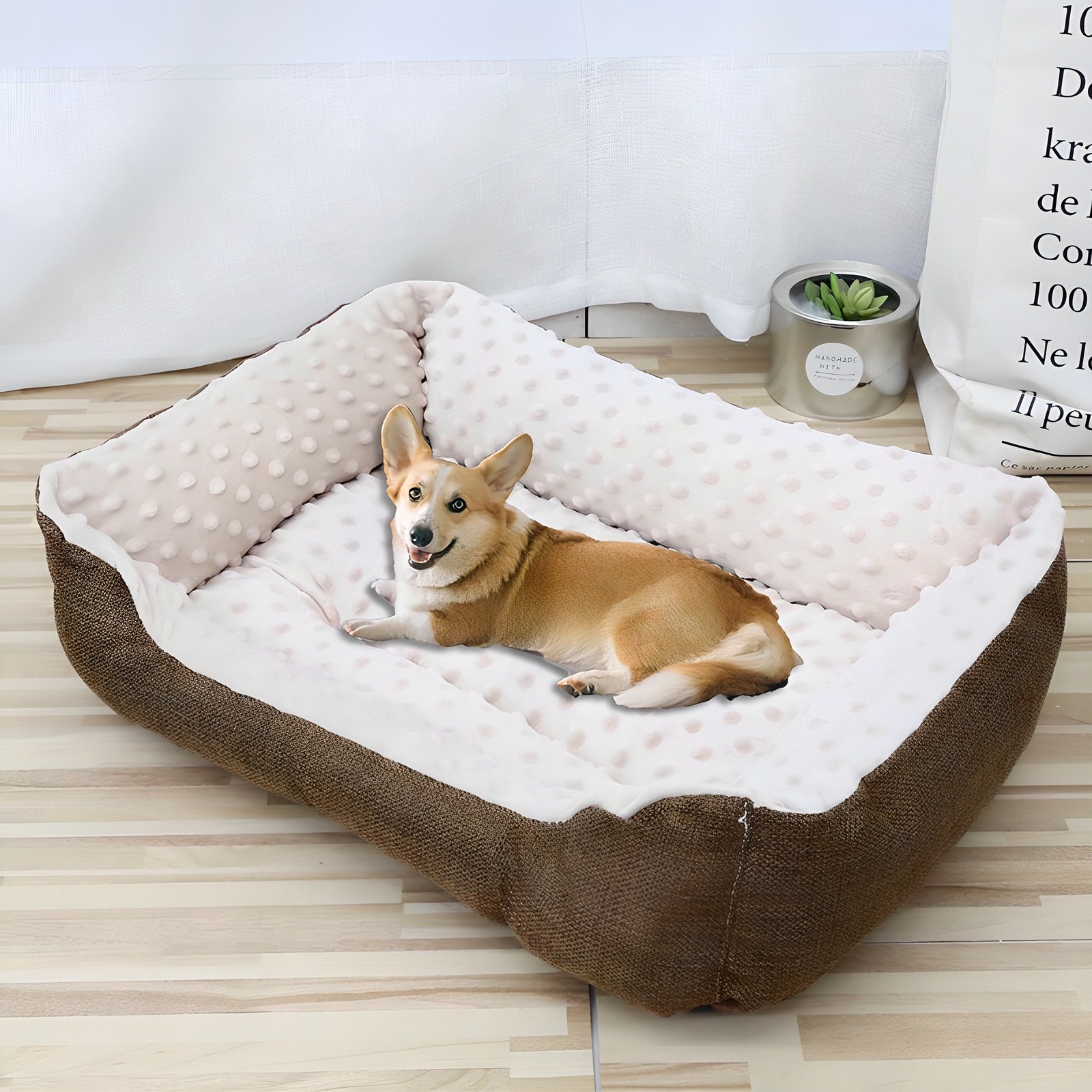 순잠 강아지 꿀잠 사각 방석 7,300원