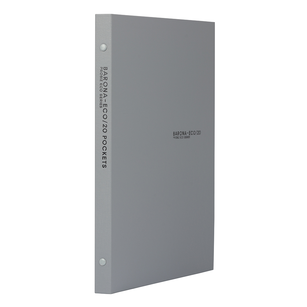 프로비즈 바로나 에코 클리어파일 20매 40매 A4, 회색 3,500원