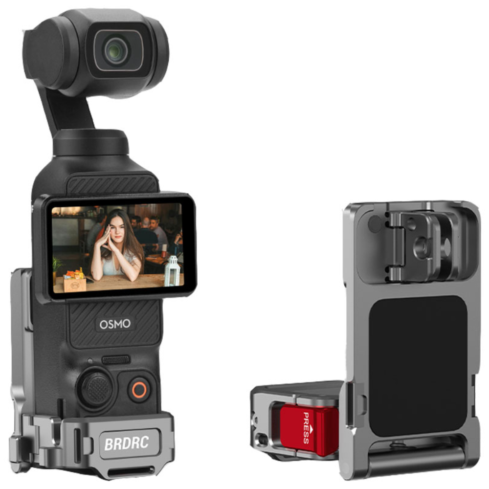 DJI Pocket 3 완벽 호환 초강력 마그네틱 거치대 - 360도 회전 가능, 삼각대/차량/손잡이 멀티호환, Vlog/여행/운동 촬영 필수 액세서리, 1세트, 자기흡착 거치대 30,000원