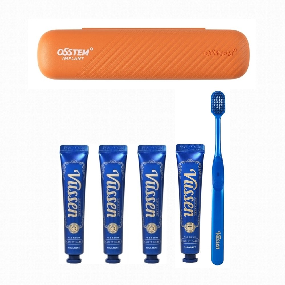 오스템 뷰센 충치케어 C 여행 휴대용 양치키트 + 미니치약C 3개 16,800원