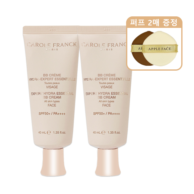 캐롤프랑크 비비크림 이드라 엑스퍼트 에쌍씨엘 BB 40ml 2개+퍼프2매 67,900원