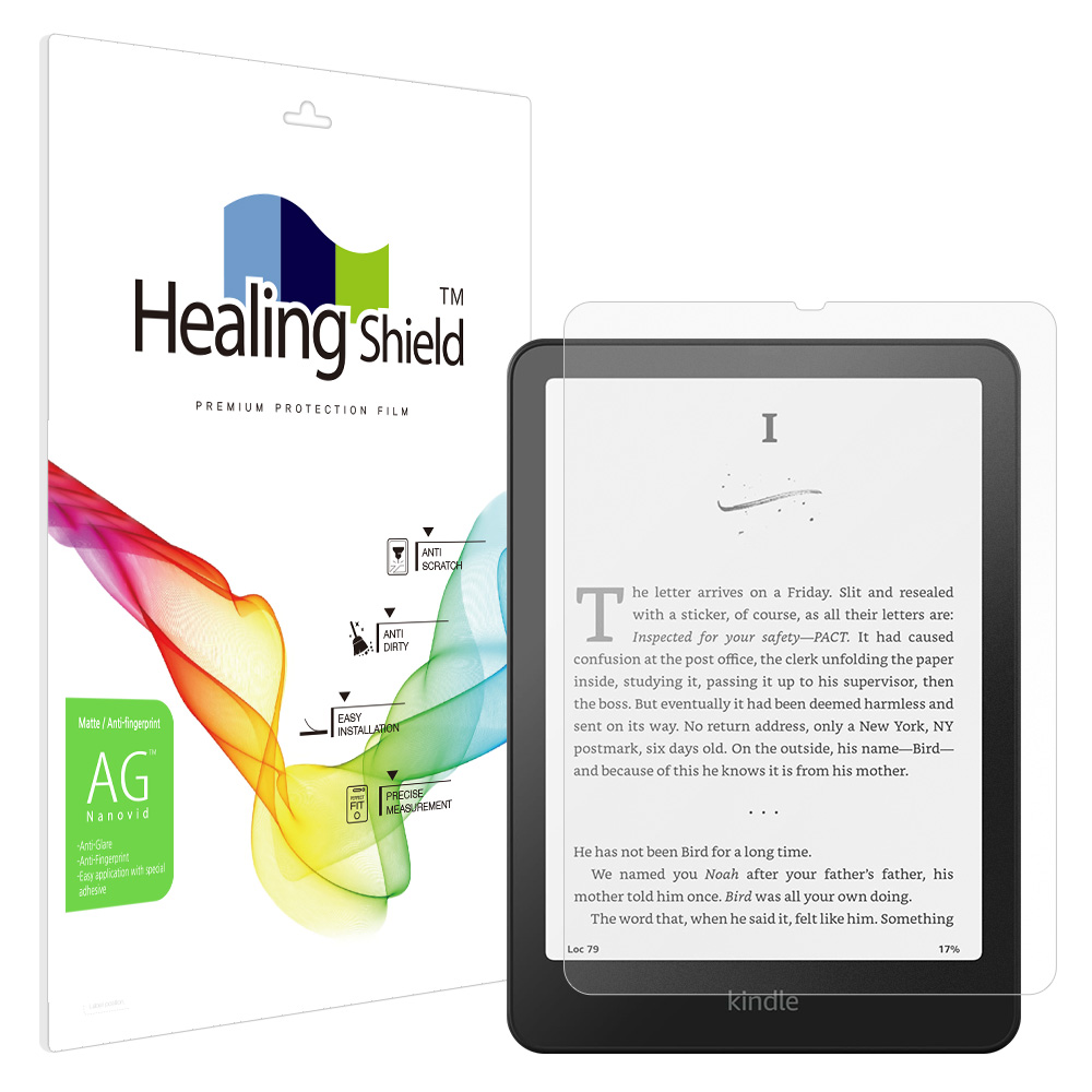 힐링쉴드 아마존 올 뉴 킨들 페이퍼 화이트 시그니처 에디션 12세대 저반사 지문방지 액정보호필름 14,220원