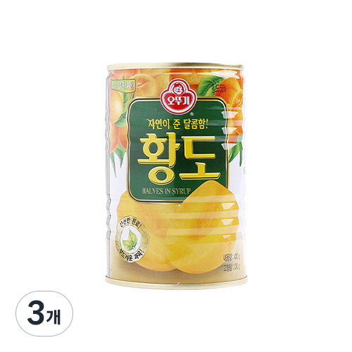 오뚜기 황도 통조림 반절 7,800원