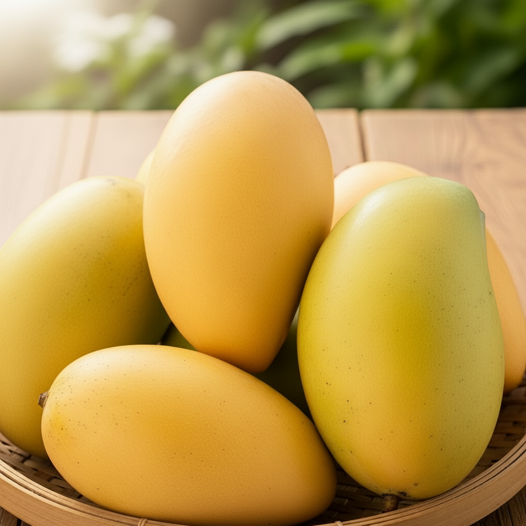 [당도보장] 향긋함 가득 고급 열대 과일 부드러운 과육과 과즙 가득한, 태국 망고, 1개, 태국망고 4과-7과 2kg 67,230원