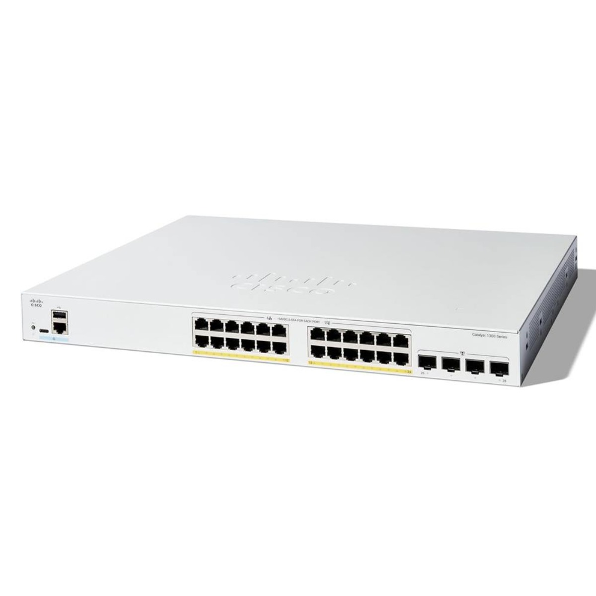 CISCO Catalyst 1300 24port Full PoE 4x1G SFP C1300-24FP-4G 24포트 스위칭허브 POE CBS350-24FP-4G후속 3,300,000원