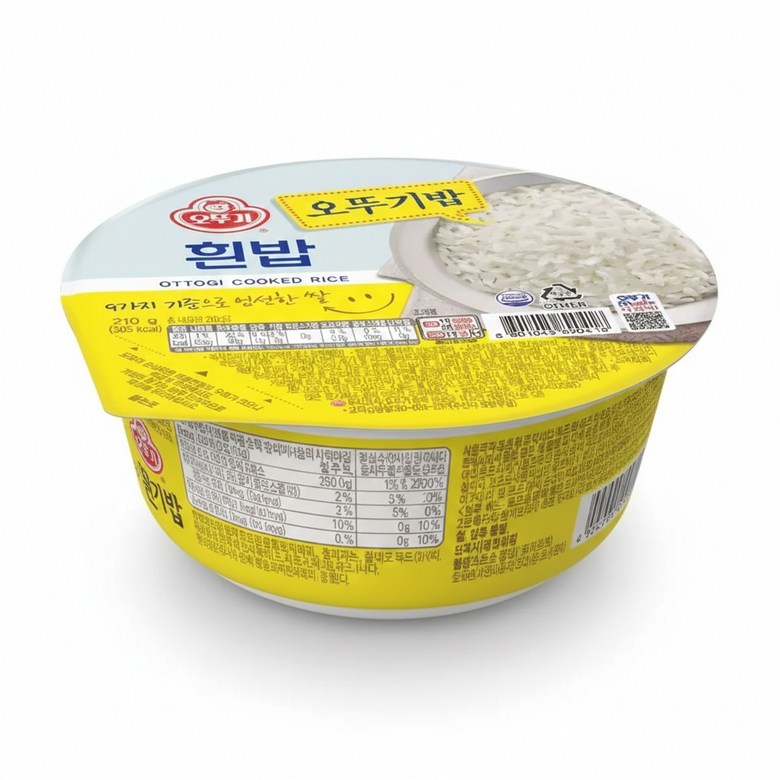 맛있는 오뚜기밥 백미 210g 30개입 즉석밥 한박스 대용량 49,260원