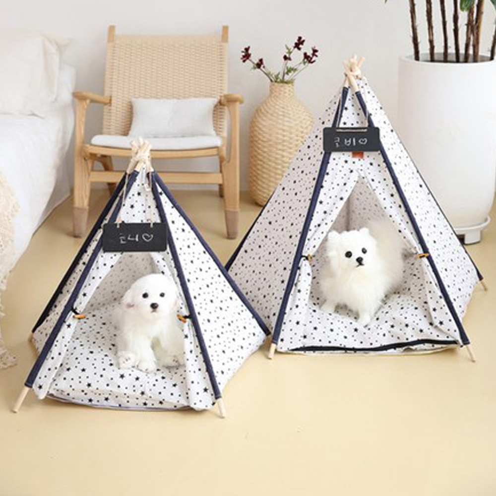 감성 티피텐트 강아지텐트 인디언텐트 애견 하우스 2사이즈 5종 고양이 집 애견텐트 23,900원