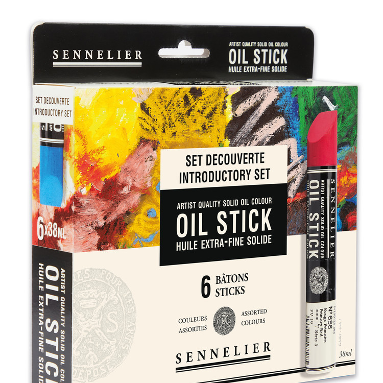 시넬리에 오일스틱 6색 38ml 기본세트 오일바 유화물감 76,870원