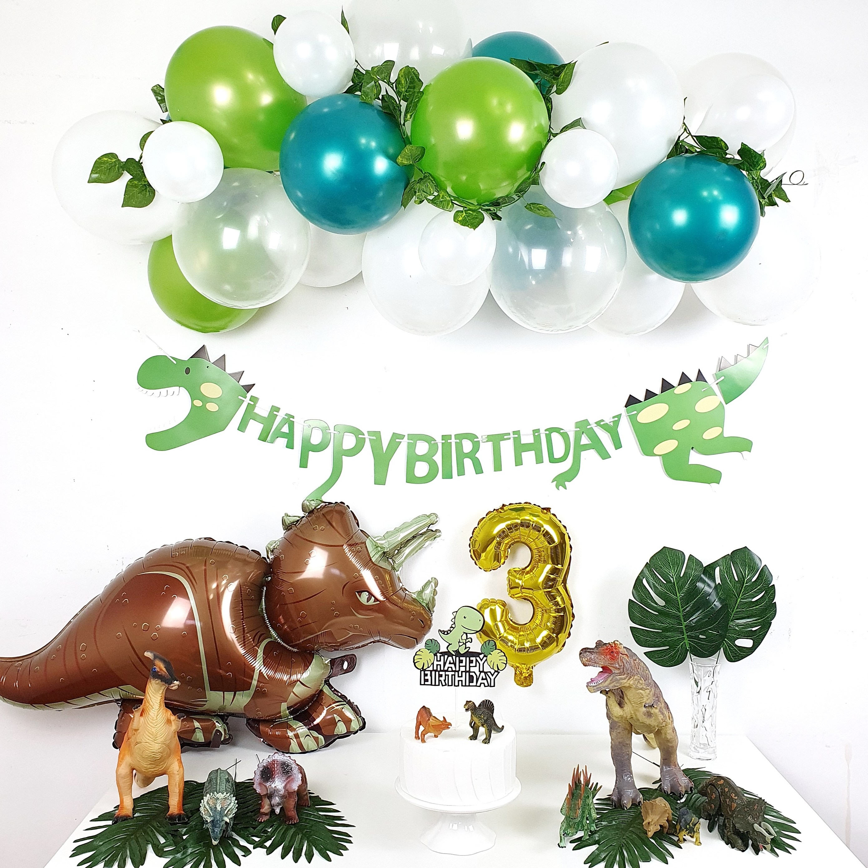 클라우드 풍선 공룡 가랜드 생일 파티 풀패키지 세트 22,900원