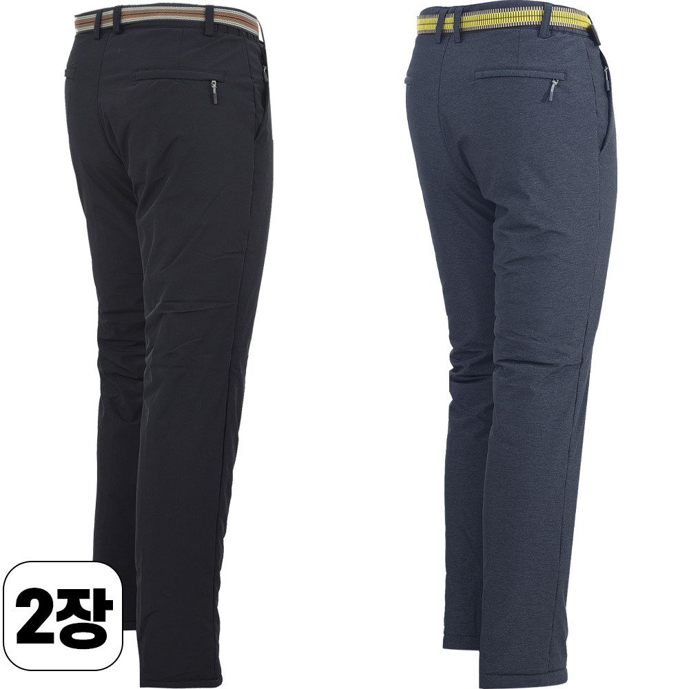 워킹맨 아울렛 1+1 가을 겨울 시즌 기모안감 남성 솜패딩 벨트바지 작업복 근무복 아웃도어 팬츠 일상복 외출복 빅사이즈 B139 39,700원
