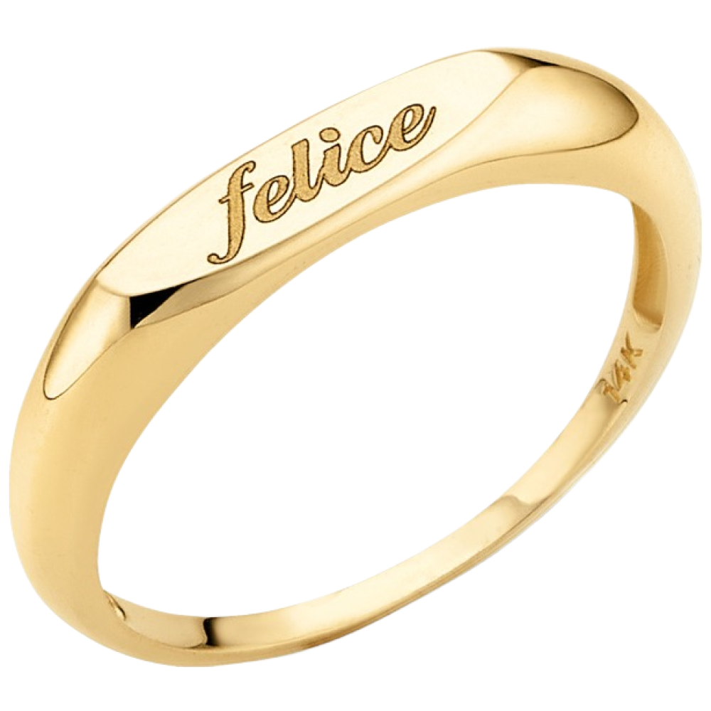 펠리체골드 14K 리베 각인 반지 (+쇼핑백증정) 선물 데일리 모던 우정반지 이니셜반지 커플링 기념일 여자친구 317,100원