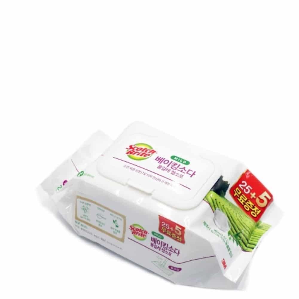 베이킹소다 물걸레 티슈 일회용 손걸레 청소포 밀대걸레용 바닥청소 물티슈 표준형 30매 21,090원