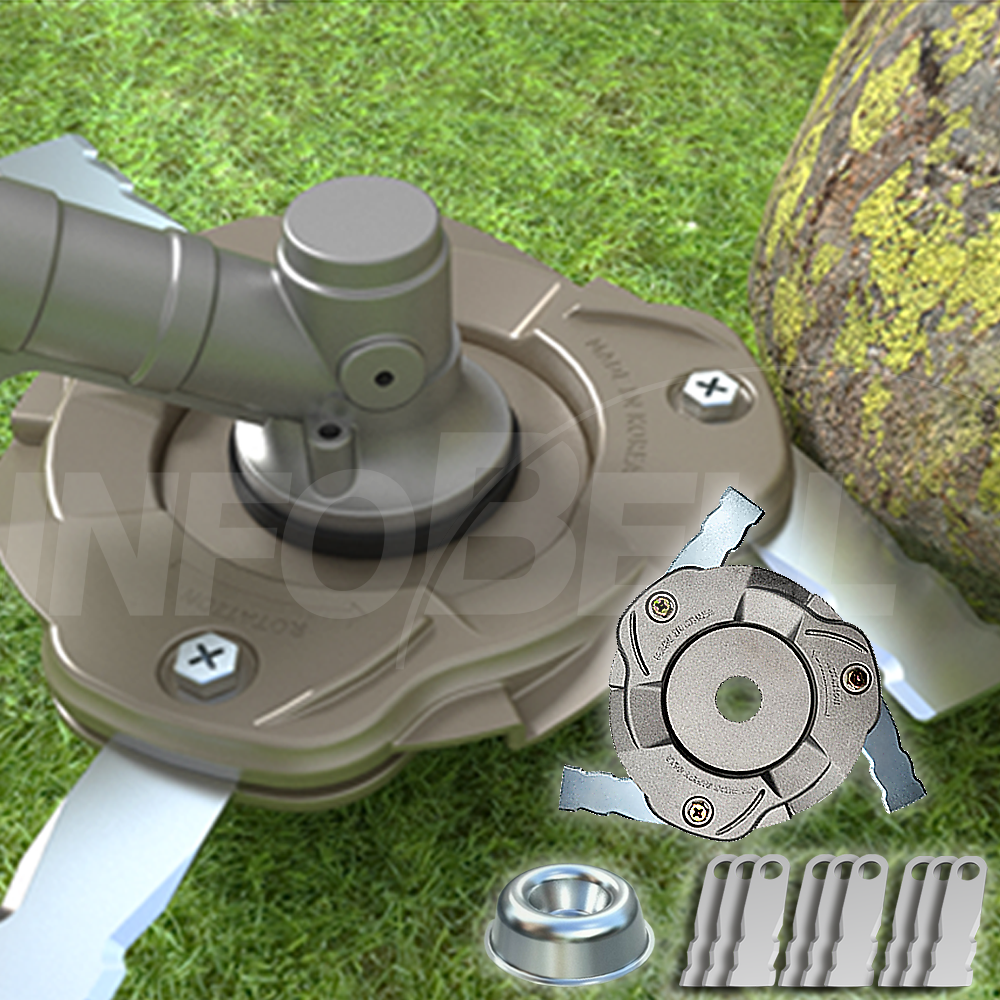 [인포벨 홈쇼핑]다짤라 강철날 회전형 예초기 B세트 부품 제초기 파워스핀 무동력 날 안전 정원관리 용품 69,800원