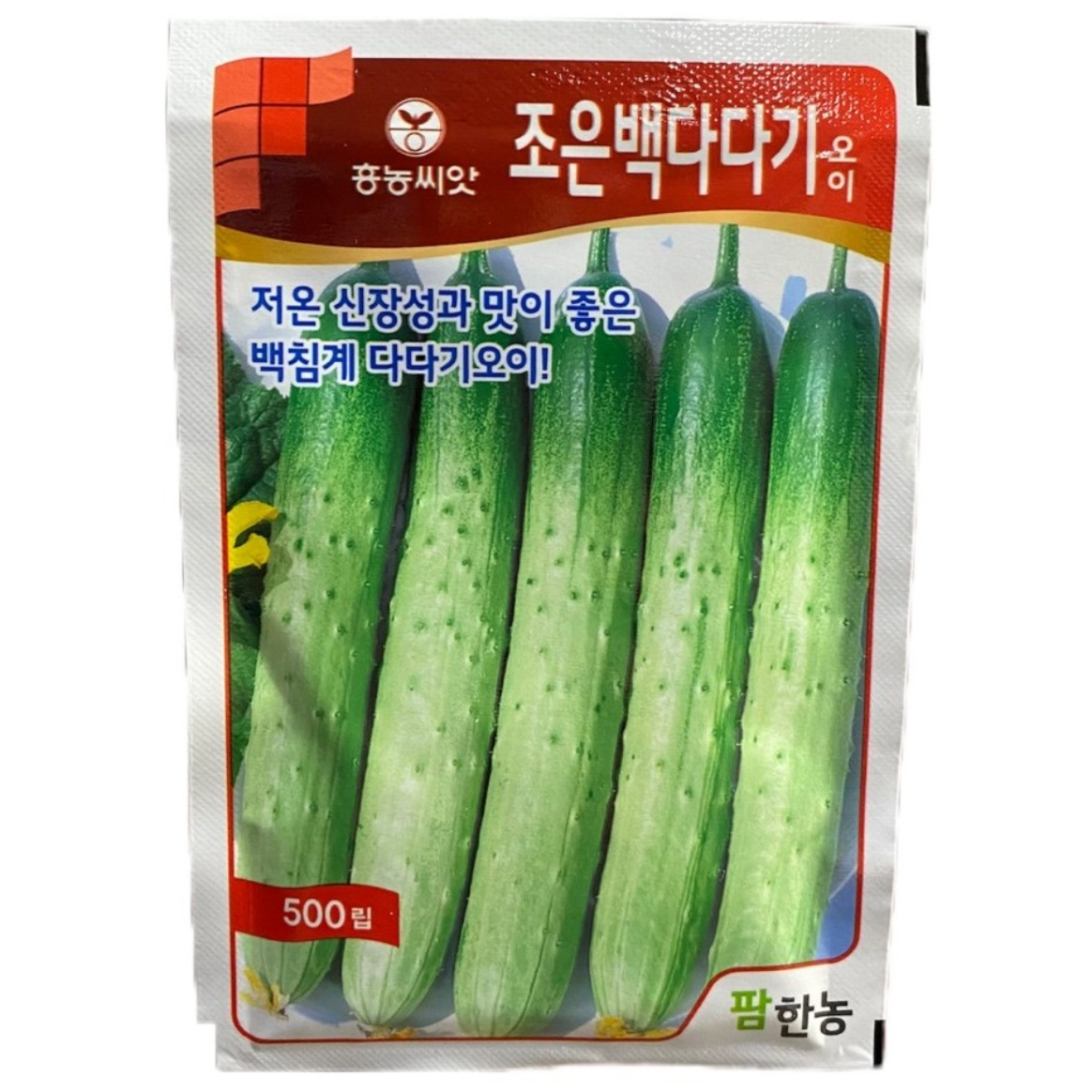 조은백다다기오이씨앗 500립 [25년포장] 백침계 다다기오이 종자, 1개 50,000원