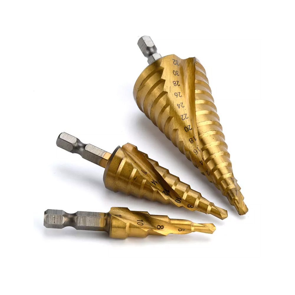 히든 DI-432 스텝 드릴 세트 3가지 규격 드릴 천공 홀쏘 비트 22,000원