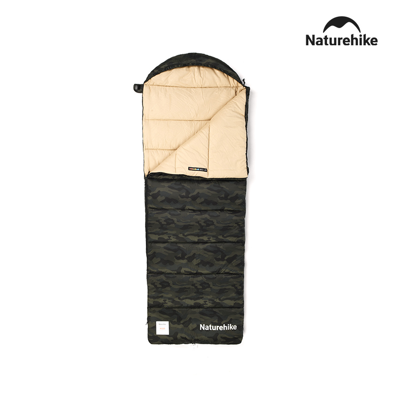 네이처하이크 M320 코튼 침낭, 카모플라쥬 그린-좌, 1개 39,800원