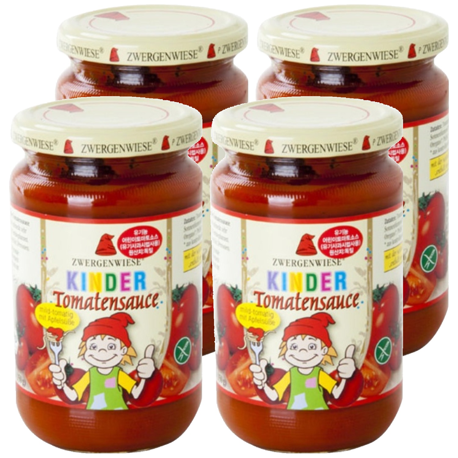 쯔베르겐비제 유기농 어린이 토마토소스, 340ml, 4개 29,960원